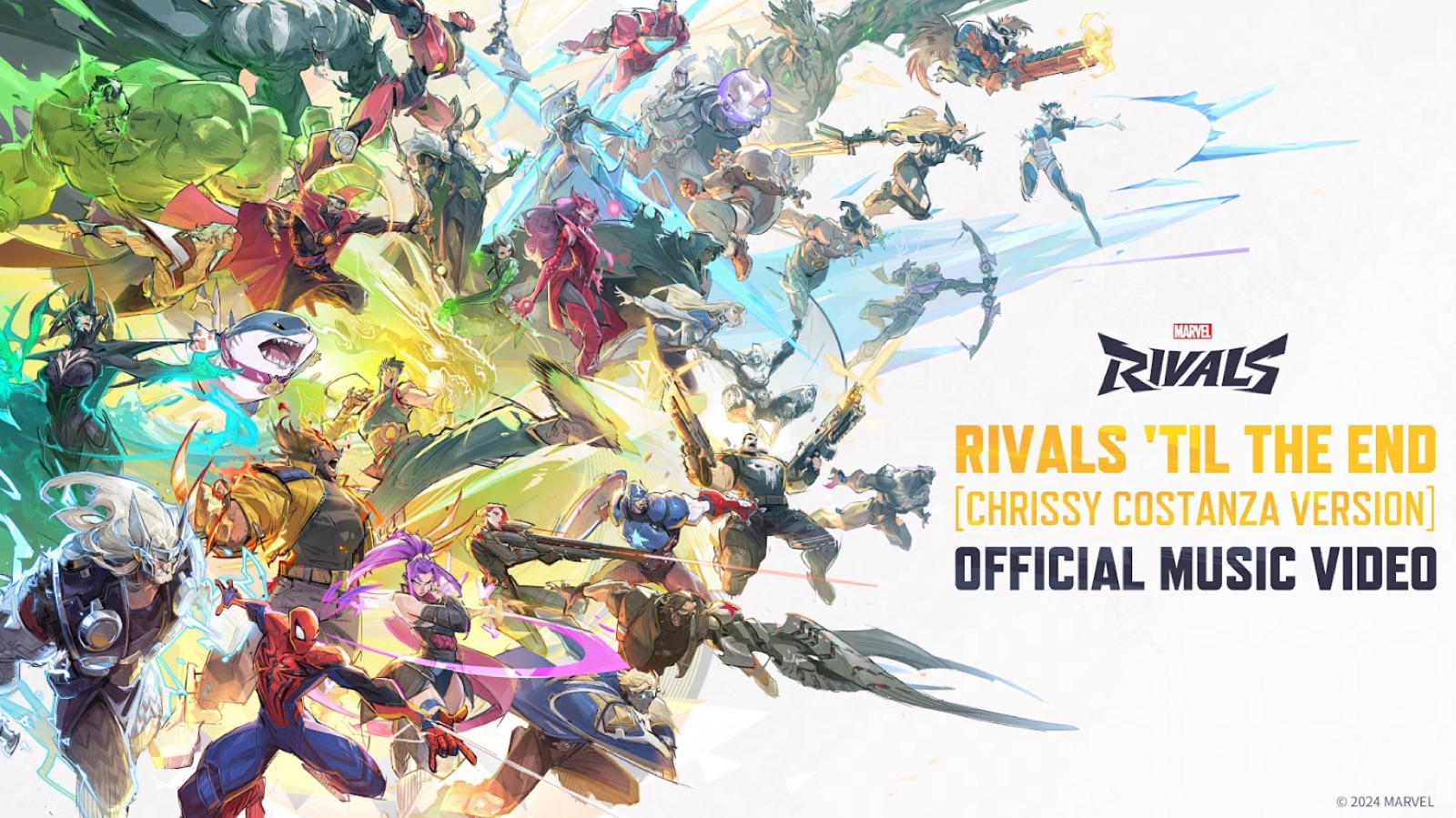 Marvel Rivals — full roster brawl key art